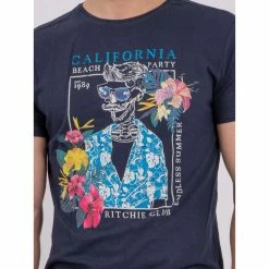 Budget 🔥 Ritchie T-shirt Manches Courtes Col Rond Pur Coton Numilan 🧨 -Nasa - magasin unnamed file 1009