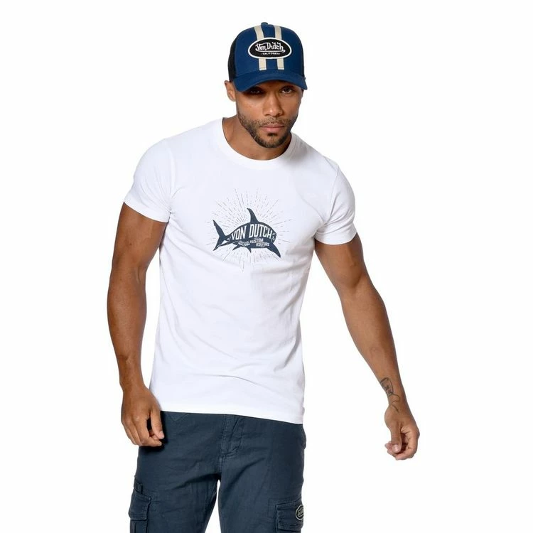 Promo 😉 VONDUTCH T-shirt Col Rond Coupe Ajustée Imprimé Devant Shadow 👏 3 Promo 😉 VONDUTCH T-shirt Col Rond Coupe Ajustée Imprimé Devant Shadow 👏