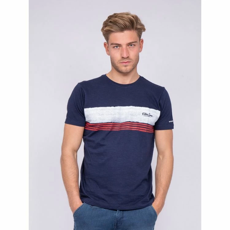 De gros 👏 Ritchie T-shirt Col Rond Pur Coton Nideep 👍 6 De gros 👏 Ritchie T-shirt Col Rond Pur Coton Nideep 👍 – Image 4