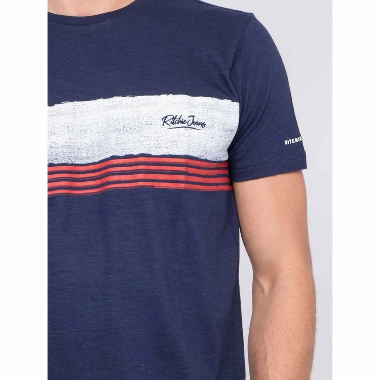 De gros 👏 Ritchie T-shirt Col Rond Pur Coton Nideep 👍 8 De gros 👏 Ritchie T-shirt Col Rond Pur Coton Nideep 👍 – Image 6