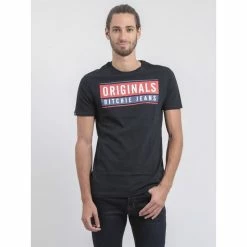 Tout neuf 😉 Ritchie T-shirt Manches Courtes Col Rond Pur Coton Janville 👍