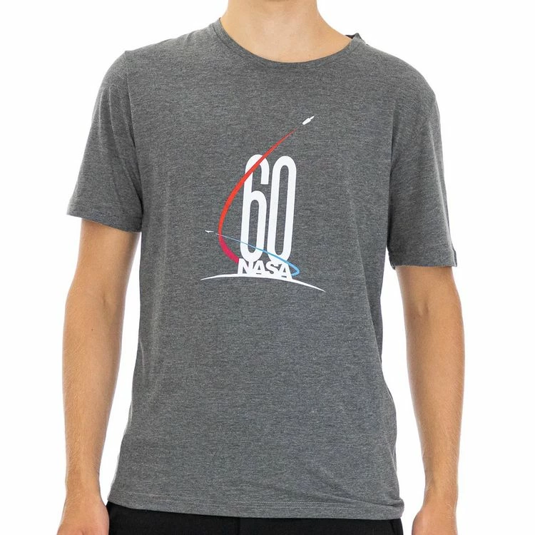 Meilleur prix 🥰 NASA T-shirt Gris Homme Nasa 52T ⌛ 3 Meilleur prix 🥰 NASA T-shirt Gris Homme Nasa 52T ⌛