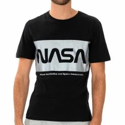 Offres 🤩 NASA Tee-shirts Noir Nasa / Short Sleeve T-shirts ⌛