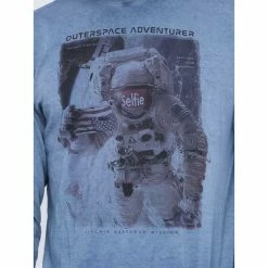 Grosses soldes ✨ Ritchie T-shirt Manches Longues Col Rond Pur Coton Joston 🎉 -Nasa - magasin unnamed file 1234