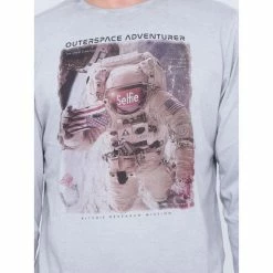 Grosses soldes ✨ Ritchie T-shirt Manches Longues Col Rond Pur Coton Joston 🎉 -Nasa - magasin unnamed file 1238