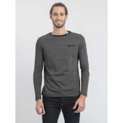 Promo ⭐ Ritchie T-shirt Manches Longues Col Rond Pur Coton Jacou 🔥 -Nasa - magasin unnamed file 1281