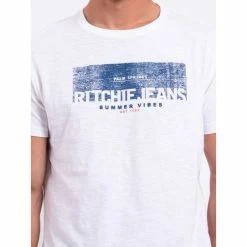 Offres 🥰 Ritchie T-shirt Manches Courtes Col Rond Pur Coton Notelox ⌛ -Nasa - magasin unnamed file 1294