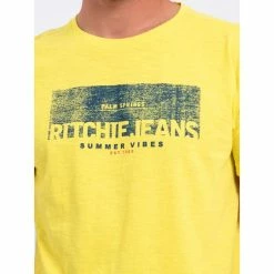 Offres 🥰 Ritchie T-shirt Manches Courtes Col Rond Pur Coton Notelox ⌛ -Nasa - magasin unnamed file 1297