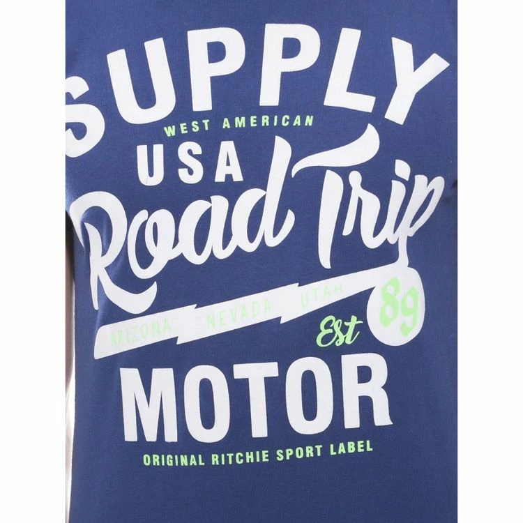 Le moins cher 😀 Ritchie T-shirt Col Rond En Coton Nelson 🔥 8 Le moins cher 😀 Ritchie T-shirt Col Rond En Coton Nelson 🔥 – Image 6