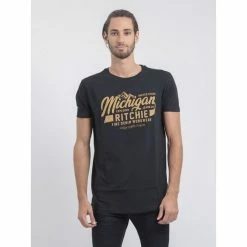 Acheter 🛒 Ritchie T-shirt Manches Courtes Col Rond Pur Coton Joultix 😀