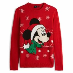 Offres 👍 IN EXTENSO Pull De Noël Rouge Homme ✨ -Nasa - magasin unnamed file 1568