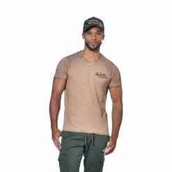 Vente flash 🎁 VONDUTCH T-shirt Homme Col V Avec Print Badog ⌛