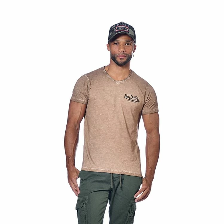 Vente flash 🎁 VONDUTCH T-shirt Homme Col V Avec Print Badog ⌛ 3 Vente flash 🎁 VONDUTCH T-shirt Homme Col V Avec Print Badog ⌛