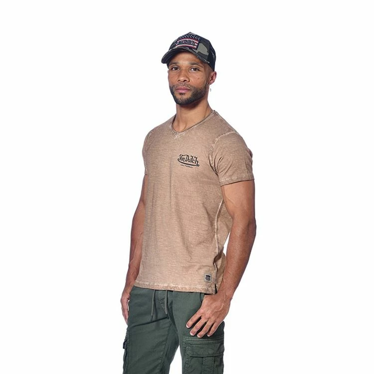 Vente flash 🎁 VONDUTCH T-shirt Homme Col V Avec Print Badog ⌛ 4 Vente flash 🎁 VONDUTCH T-shirt Homme Col V Avec Print Badog ⌛ – Image 2