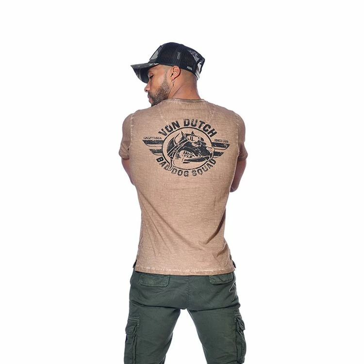 Vente flash 🎁 VONDUTCH T-shirt Homme Col V Avec Print Badog ⌛ 5 Vente flash 🎁 VONDUTCH T-shirt Homme Col V Avec Print Badog ⌛ – Image 3