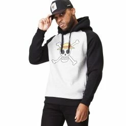 Offres 👏 CAPSLAB Sweat à Capuche Homme One Piece Skull 😀