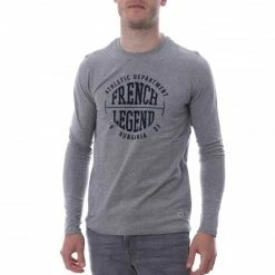 Acheter 🔔 HUNGARIA Tee 👕 Shirt Gris Homme HUNGARIA FRENCH L/S 🤩