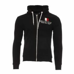 Remise ✔️ HOLLIFIELD Sweat Zippé Noir Homme Hollifield Fairfield 😉