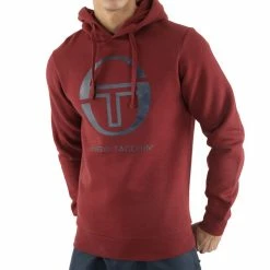 Sortie 🤩 SERGIO TACCHINI Sweat Bordeaux Homme Sergio Tacchini Zion 🤩