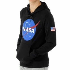 Vente flash 😉 NASA Sweat à Capuche Noir Homme Nasa 12H ❤️