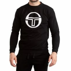 Bon marché 🤩 SERGIO TACCHINI Sweat Noir Homme Sergio Tacchini Crew Stadium 🔔