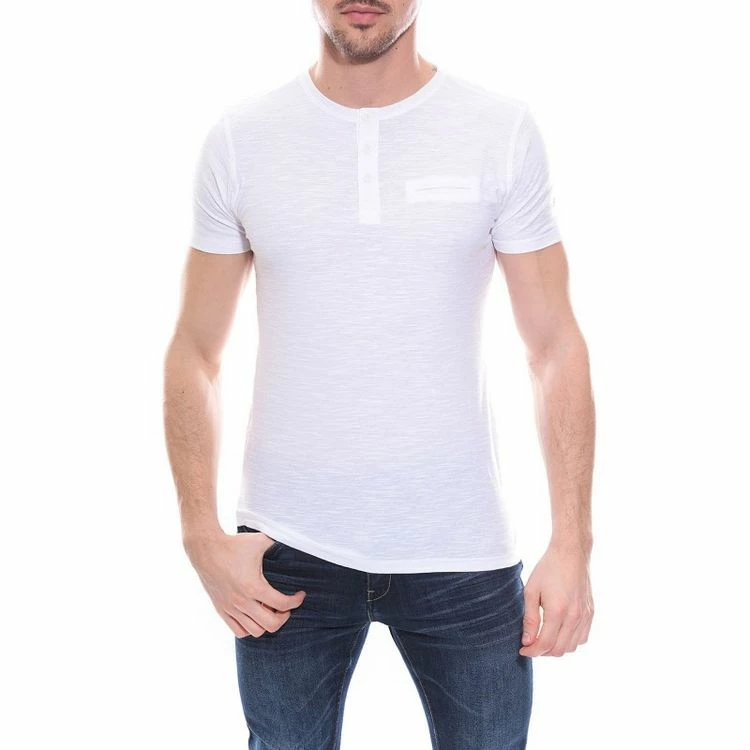 Grosses soldes 🔥 Ritchie T-shirt Col Tunisien En Coton Nisha ❤️ 3 Grosses soldes 🔥 Ritchie T-shirt Col Tunisien En Coton Nisha ❤️