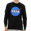 Budget ✨ NASA Sweat Noir Homme Nasa 50S 🔔