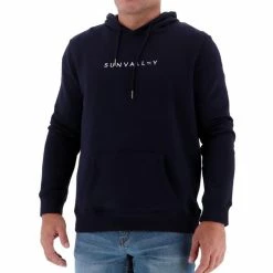 Offres 🥰 SUN VALLEY Sweat à Capuche Marine Homme Sun Valley Lombok 🌟