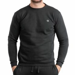 Offres 😍 SERGIO TACCHINI Sweat Gris Foncé Homme Sergio Tacchini Hoodie 😍