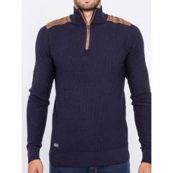 Sortie ❤️ Ritchie Pull Col Montant Zippé Lotoux ✔️ -Nasa - magasin unnamed file 2423