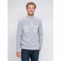 Vente flash ❤️ Ritchie Pull Col Montant Boutonné Logani ⭐ -Nasa - magasin unnamed file 2448