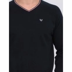 Bon marché 💯 Ritchie Pull Fin Col V Coton Anton 🎁 -Nasa - magasin unnamed file 2798