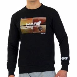 Nouveau 👍 NASA Sweat Noir Homme Nasa 09S 😉