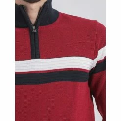 De gros 🥰 Ritchie Pull Col Montant Zippé Pur Coton Lodjeff ⭐ -Nasa - magasin unnamed file 2836