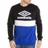 Remise ⭐ UMBRO Sweat Noir/Bleu Homme Umbro Street Crew 🥰 -Nasa - magasin unnamed file 2920