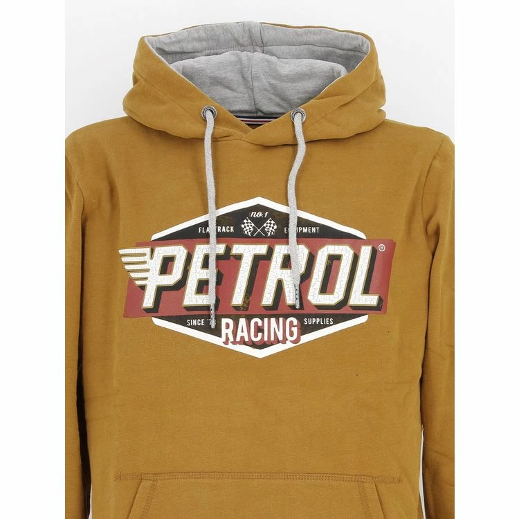 Offres 🧨 Petrol Industries Sweat Petrol Industries Men Sweater Hooded Print Jaune 7-112 🎉 5 Offres 🧨 Petrol Industries Sweat Petrol Industries Men Sweater Hooded Print Jaune 7-112 🎉 – Image 3