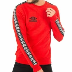 Offres 😉 UMBRO Sweat Rouge Homme Umbro Street Crew T A 😍