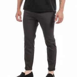Budget 😀 SUBLEVEL Pantalon Anthracite Homme Sublevel Chino 🥰