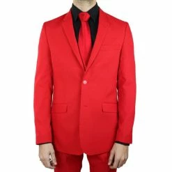 Promo ✔️ Kebello Costume 2 BoutonsHomme Rouge ⌛