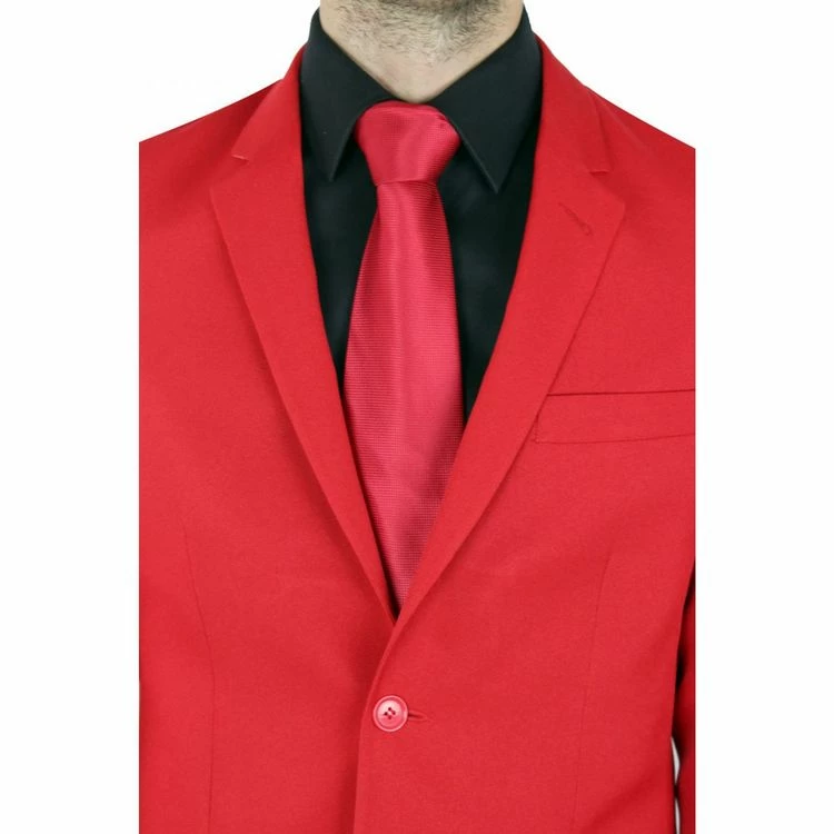 Promo ✔️ Kebello Costume 2 BoutonsHomme Rouge ⌛ 4 Promo ✔️ Kebello Costume 2 BoutonsHomme Rouge ⌛ – Image 2