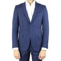 Les meilleures critiques de 🌟 LORDISSIMO Costume RayéHomme Bleu 🌟