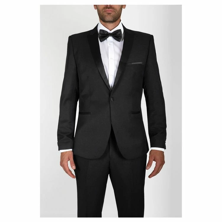 Acheter ❤️ Kebello Smoking à Revers En SatinHomme Noir 🎁 4 Acheter ❤️ Kebello Smoking à Revers En SatinHomme Noir 🎁 – Image 2