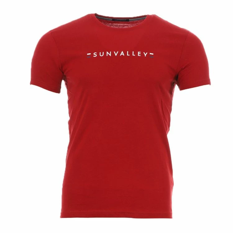 Coupon 🔥 SUN VALLEY T-shirt Rouge Foncé Homme Sun Valley Codrep 🧨 3 Coupon 🔥 SUN VALLEY T-shirt Rouge Foncé Homme Sun Valley Codrep 🧨