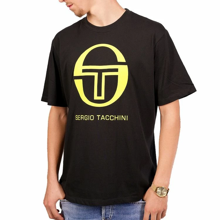 Budget 🥰 SERGIO TACCHINI T-shirt Noir/Jaune Homme Sergio Tacchini Iberis 020 ✔️ 3 Budget 🥰 SERGIO TACCHINI T-shirt Noir/Jaune Homme Sergio Tacchini Iberis 020 ✔️