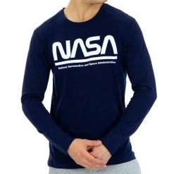 Bon marché 🔥 NASA T-shirt Marine Homme Nasa 03T 😀