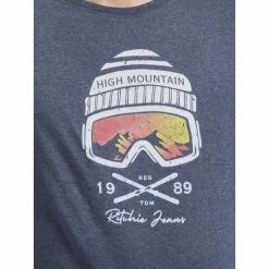 Le moins cher 🧨 Ritchie T-shirt Manches Longues Col Rond Pur Coton Jamala ❤️ -Nasa - magasin unnamed file 654