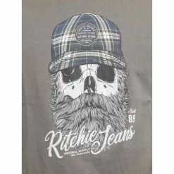 Top 10 ⌛ Ritchie T-shirt Manches Courtes Col Rond Pur Coton Jumax 🎉 -Nasa - magasin unnamed file 663