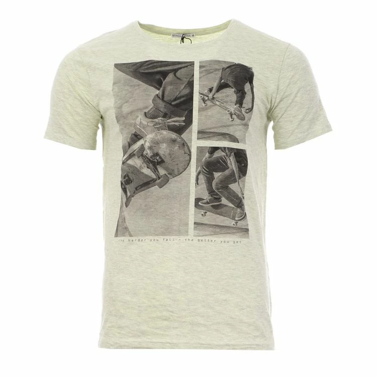 Promo 🎉 STITCH & SOUL T-shirt Vert Homme Stitch & Soul Skate 🎁 3 Promo 🎉 STITCH & SOUL T-shirt Vert Homme Stitch & Soul Skate 🎁