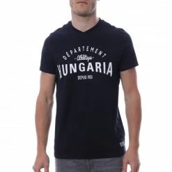 Top 10 ⭐ HUNGARIA TEE 👕 SHIRT Marine HOMME HUNGARIA LEGEND V NECK 🔔