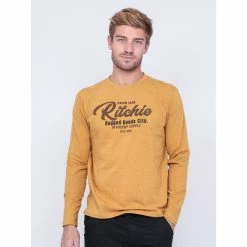 Budget 😀 Ritchie T-shirt Manches Longues Col Rond Pur Coton Juportal 🥰